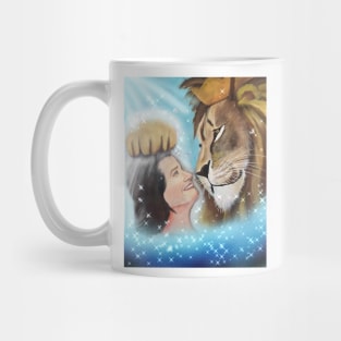 Jesus heals a woman from covid Mug